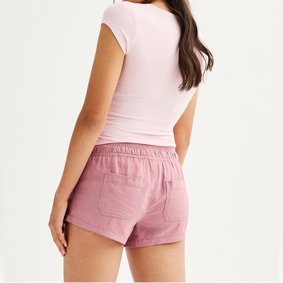 Project Indigo High Rise Linen Shorts - Picture 2 of 8